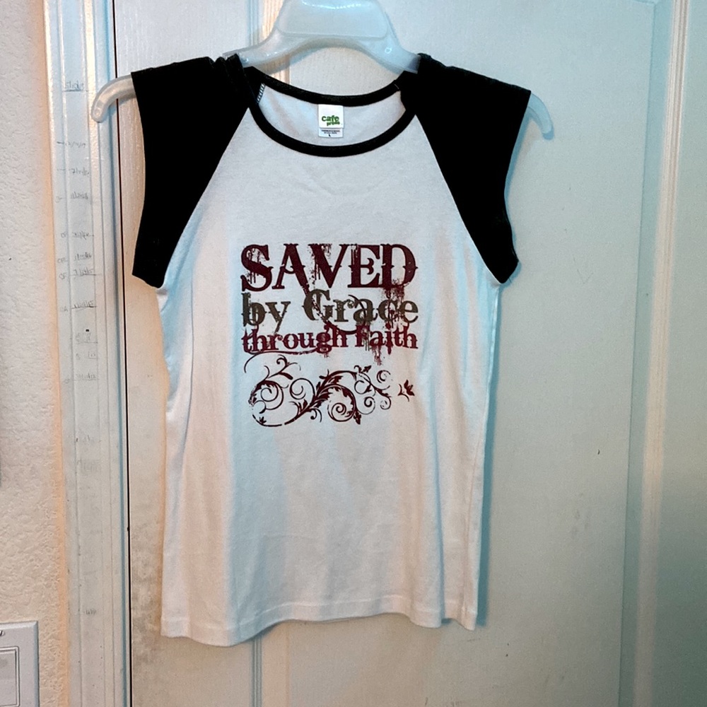 Girls large Christian graphic tshirt